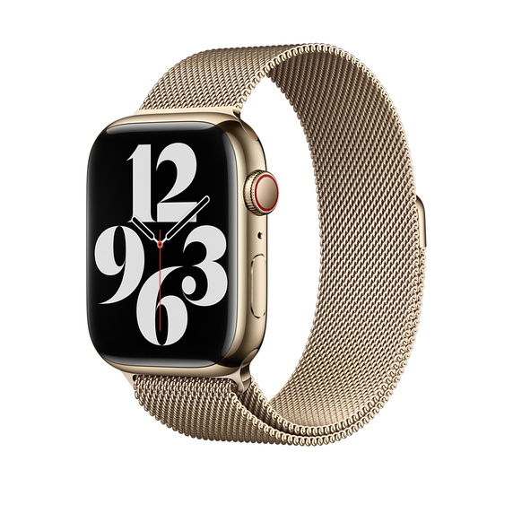 Apple 42 44 45mm Gold Milanese Loop JumpPlus